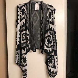Aztec Sleeveless Cardigan